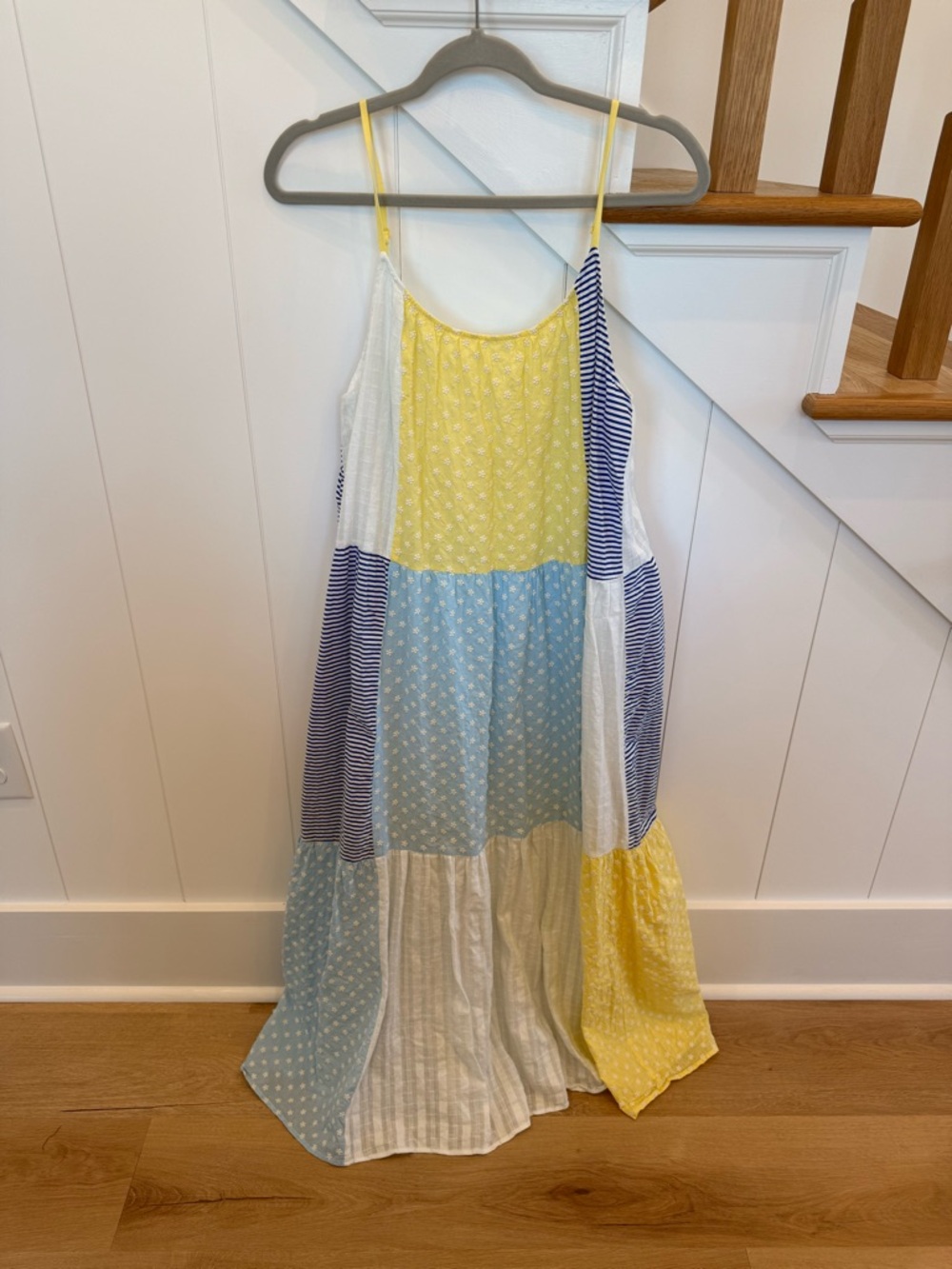FRNCH Sacha Patchwork Cotton Sundress